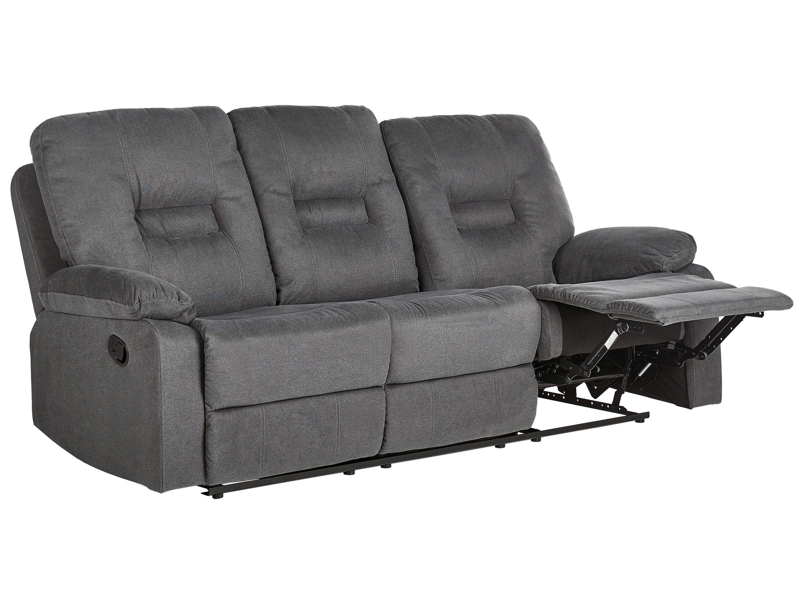 Beliani 3 Sitzer Sofa aus Polyester Modern BERGEN II