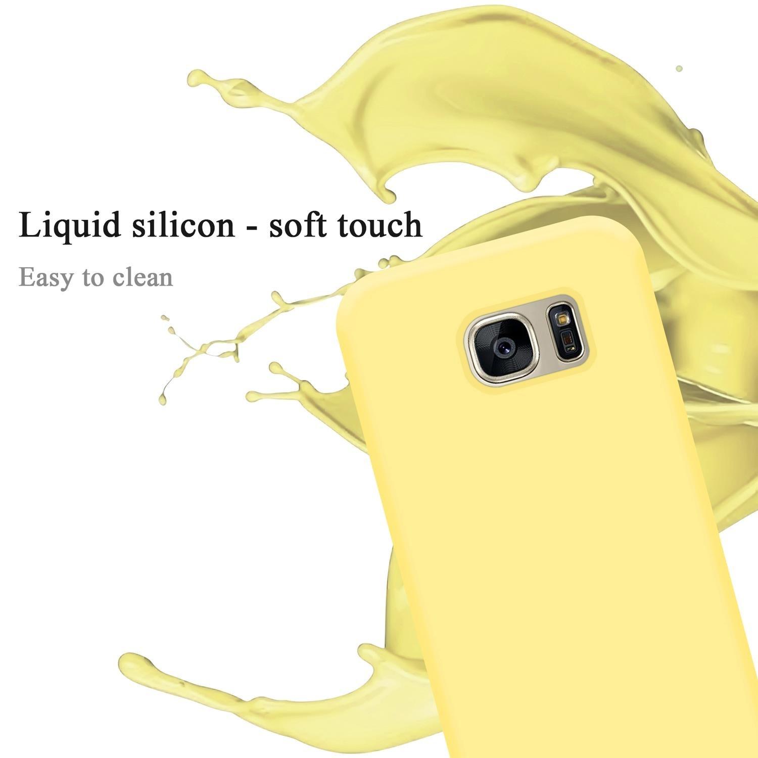 Cadorabo Hülle für Samsung Galaxy S7 TPU Silikon Liquid