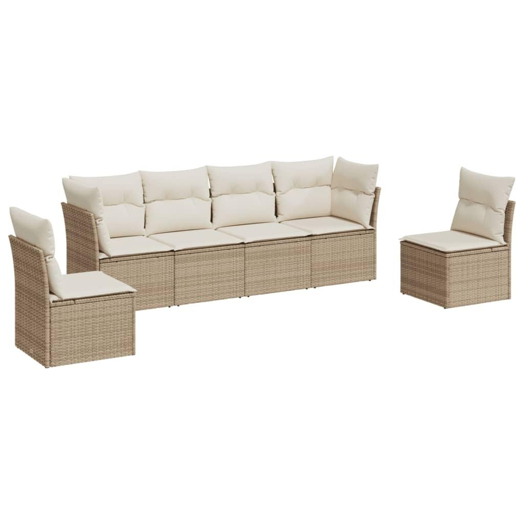 VidaXL Garten sofagarnitur poly-rattan