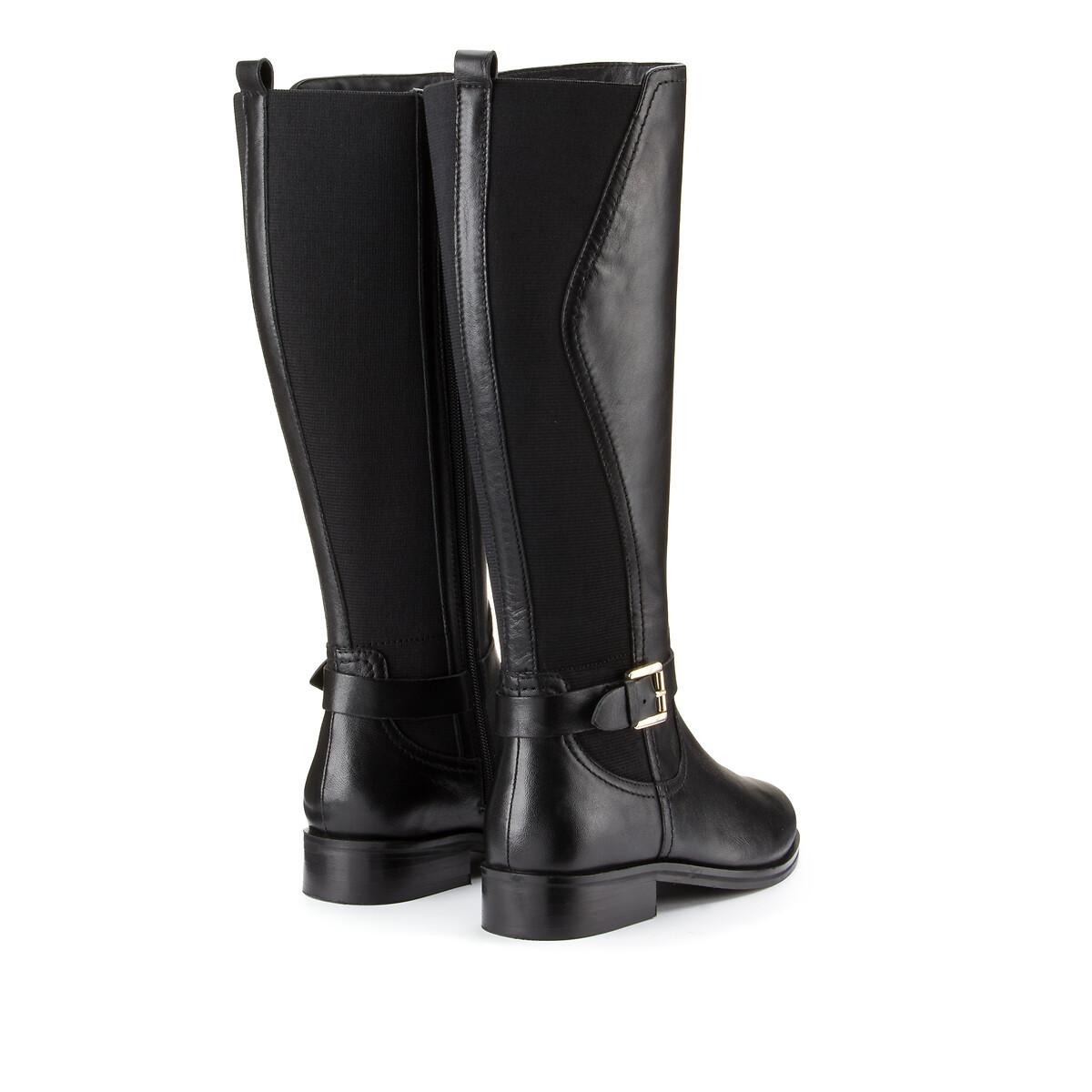 La Redoute Collections Stiefel mit Dehneinsatz an der Wade