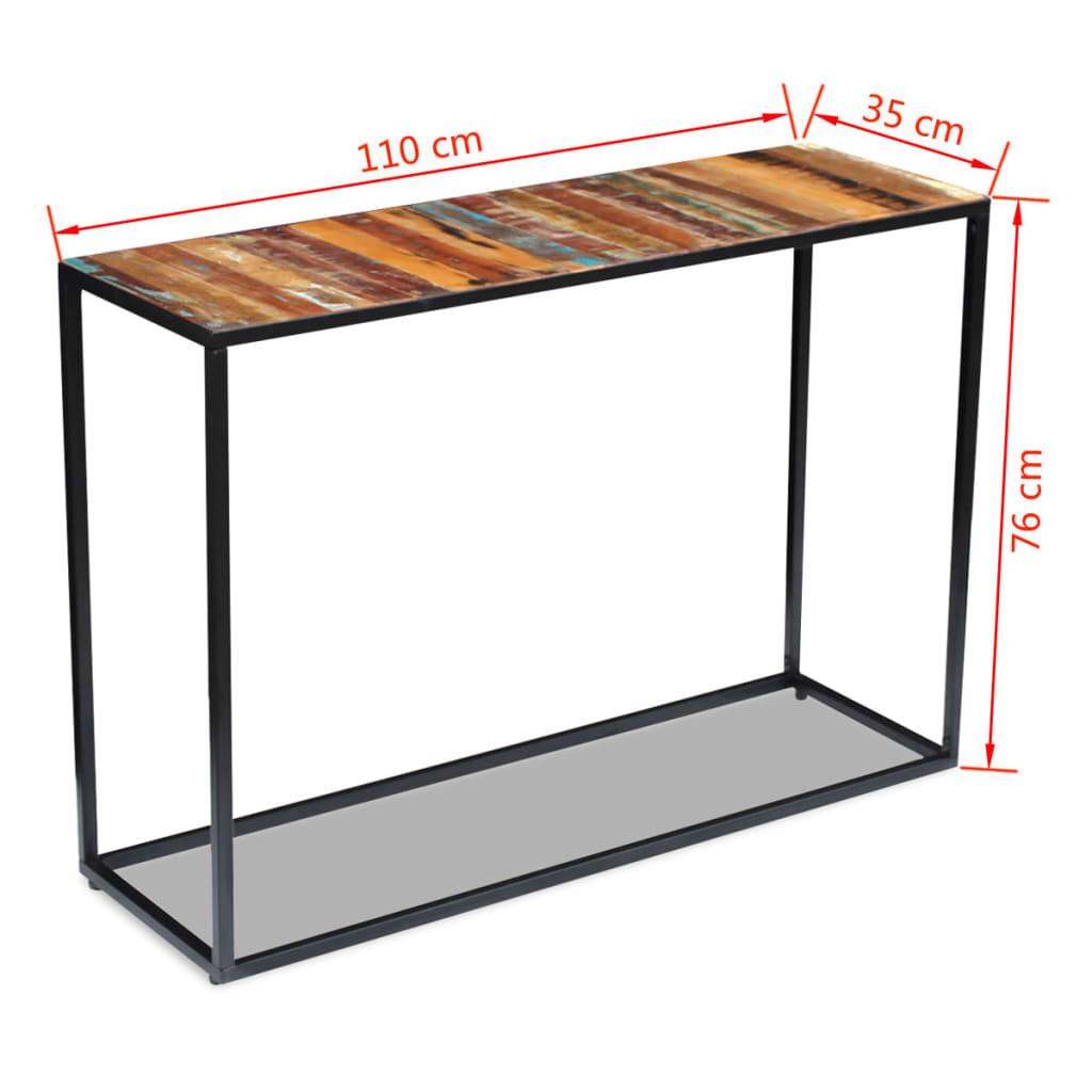 VidaXL Konsolentisch holz