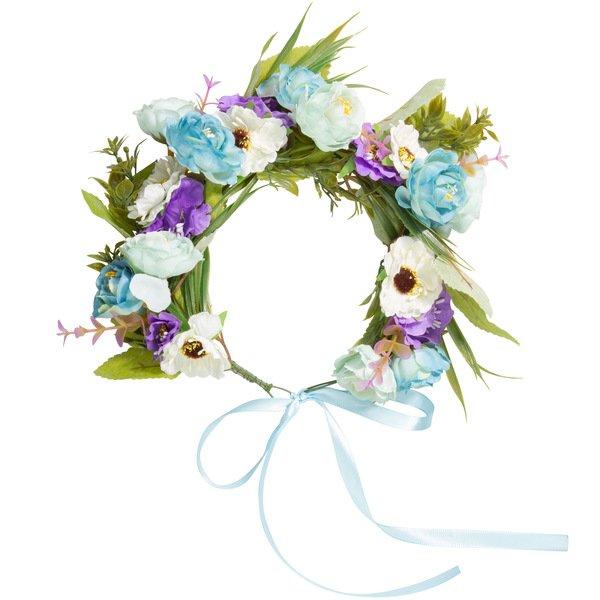 Tectake Blumenkranz Frühlingswiese