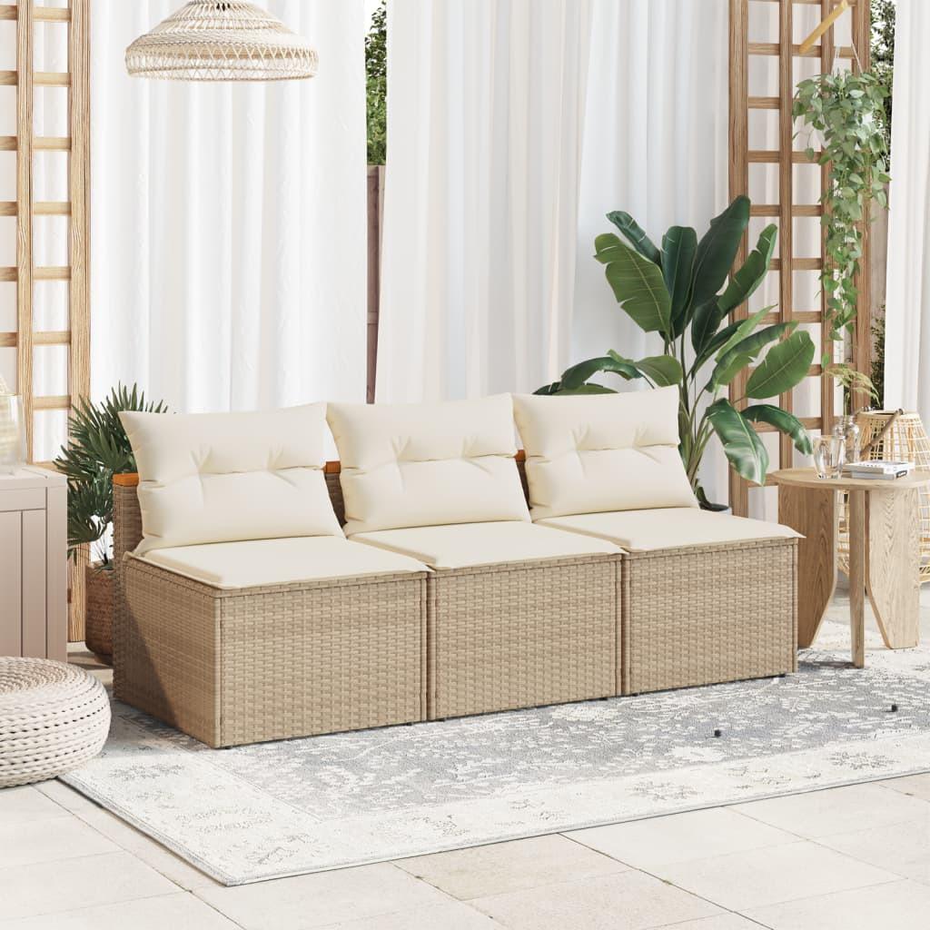 VidaXL Gartensofa poly-rattan