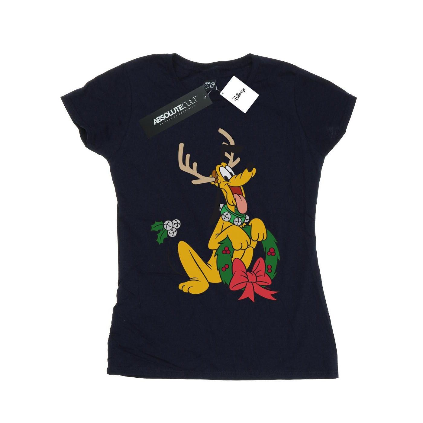 Disney Pluto Christmas Antlers T-Shirt