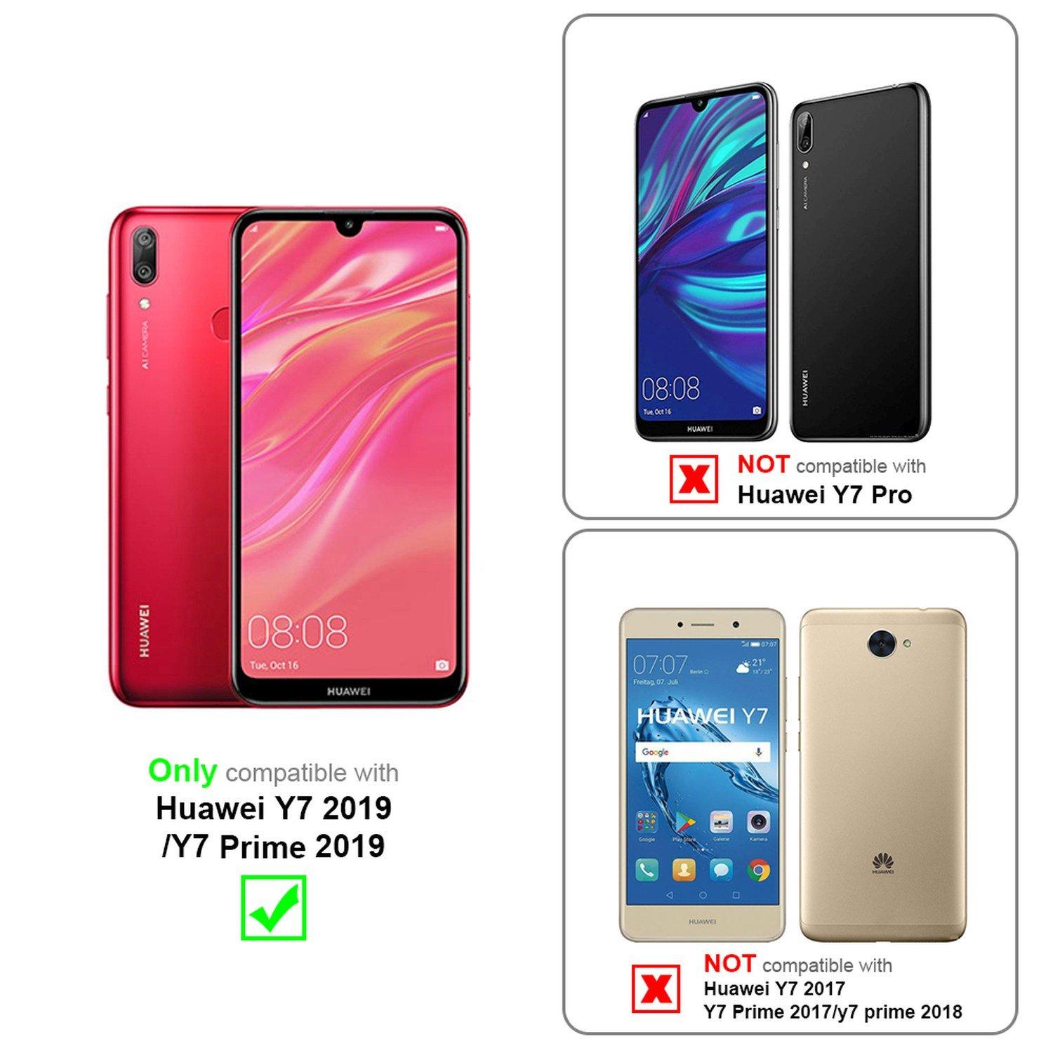 Cadorabo Hülle für Huawei Y7 2019 Y7 PRIME 2019 TPU Silikon Liquid