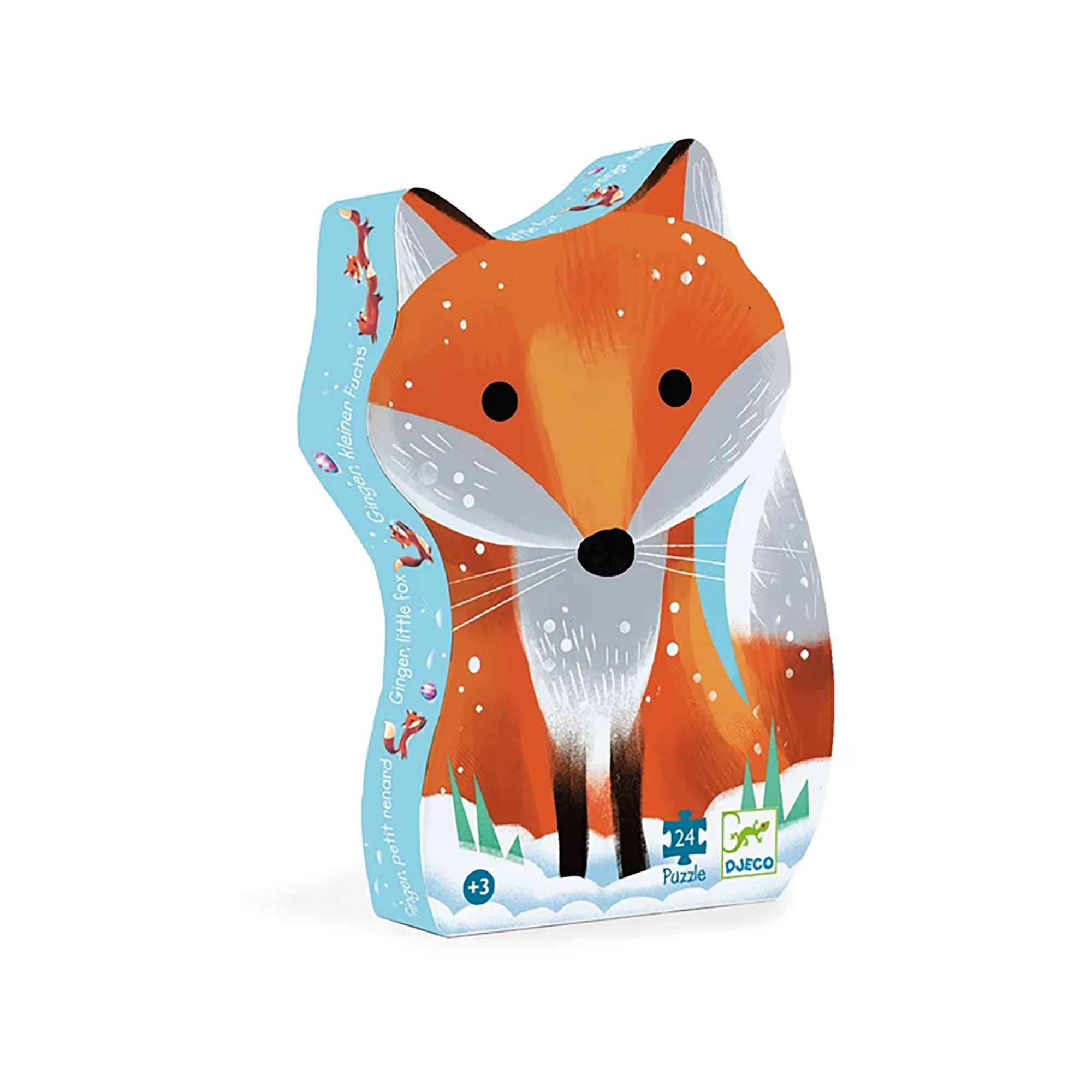 Djeco Puzzle Kleiner Fuchs Ginger, 24 Teile