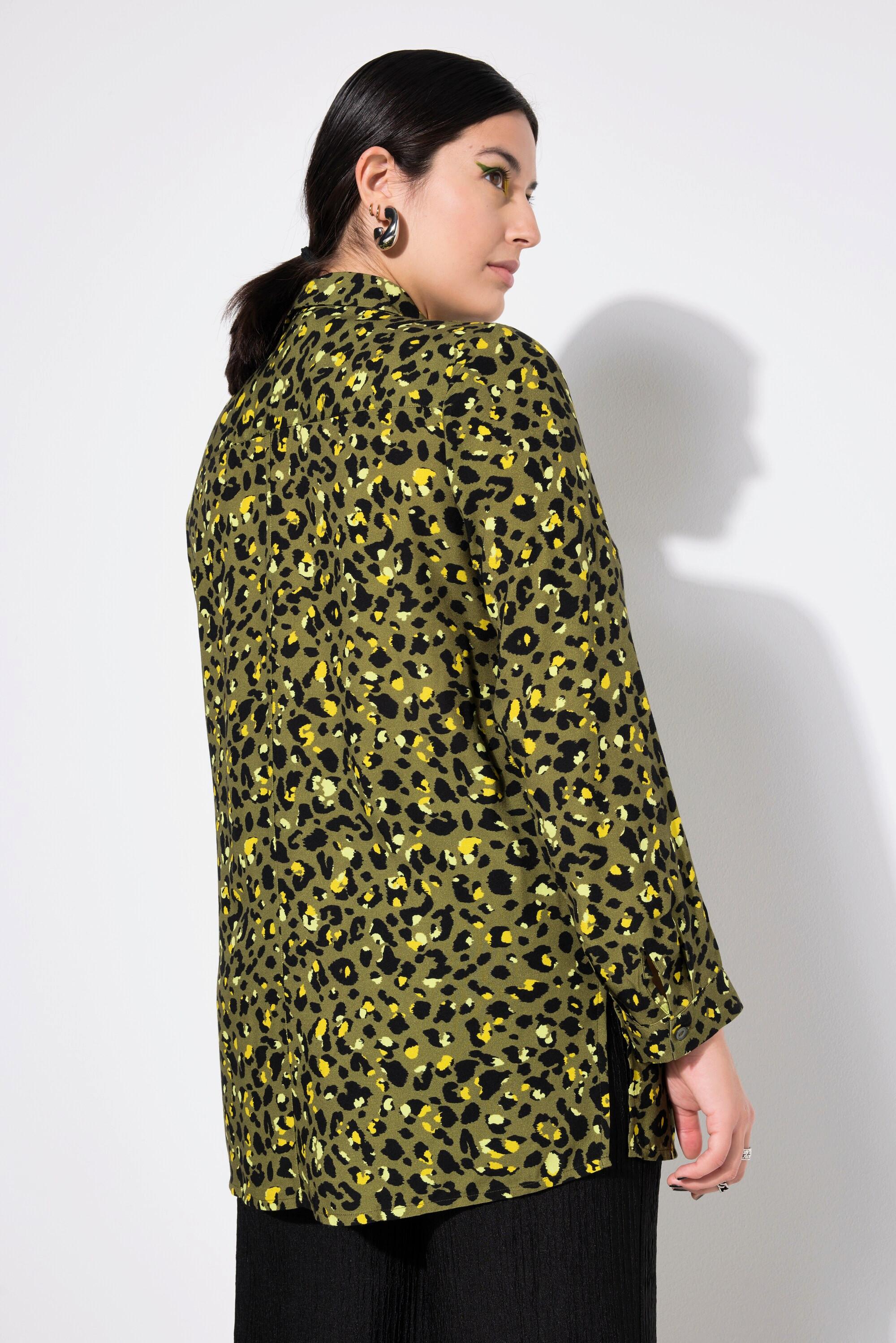 Studio Untold Hemdbluse, Boxy Shape moosgrün