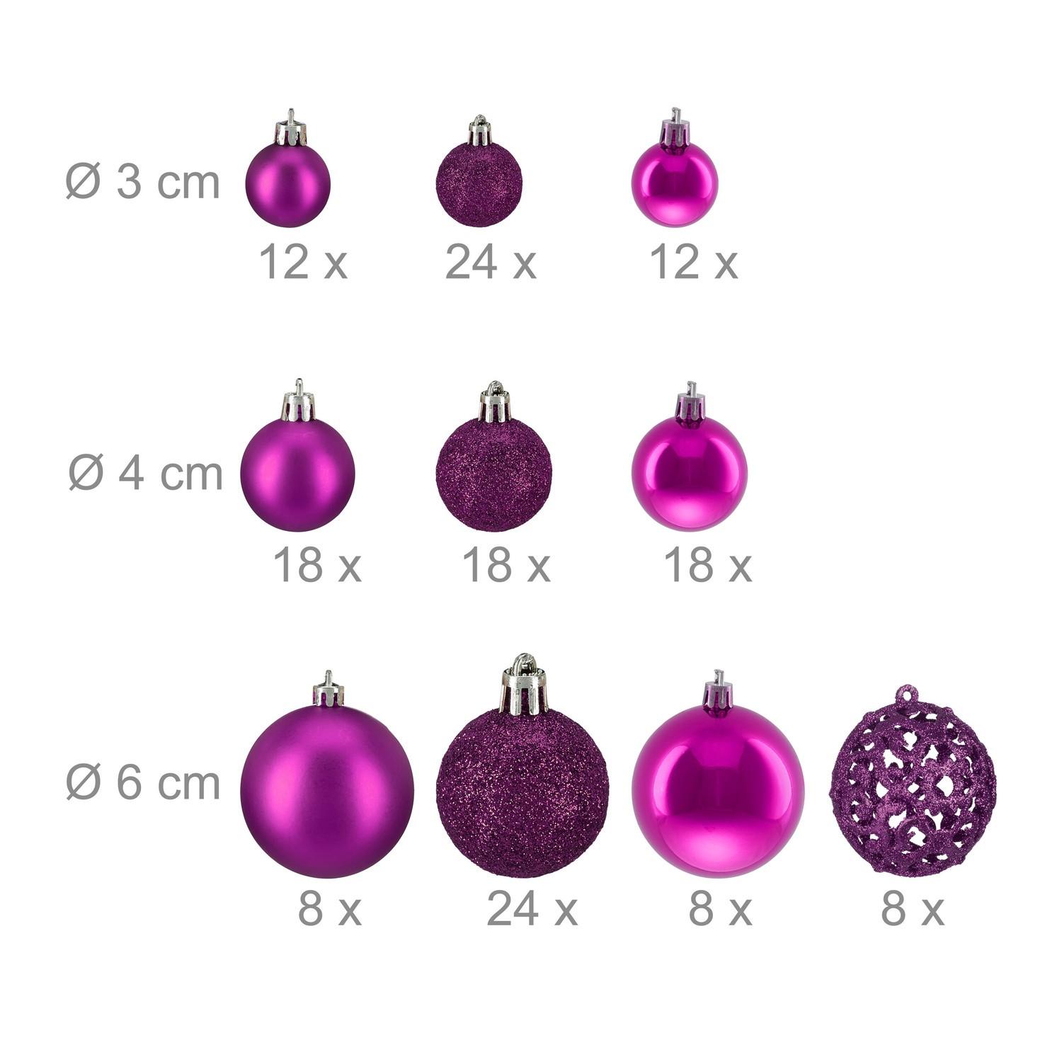 B2X Christbaumkugeln im 150er-Set