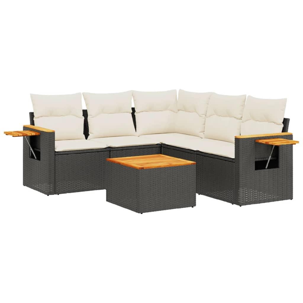 VidaXL Garten sofagarnitur poly-rattan