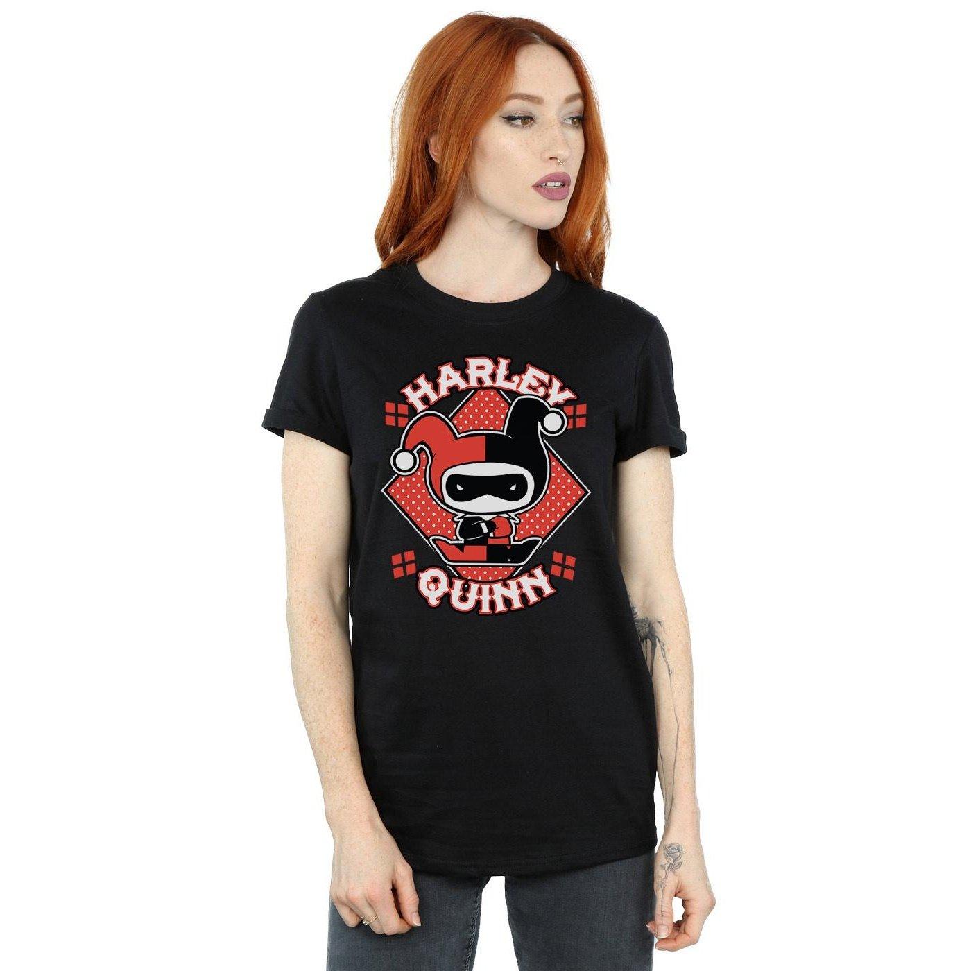Harley Quinn Harley Quinn Chibi Logo T-Shirt
