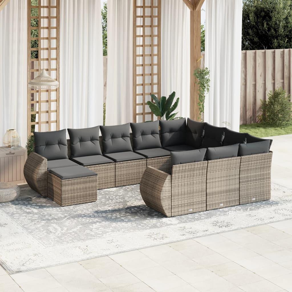 VidaXL Garten sofagarnitur poly-rattan