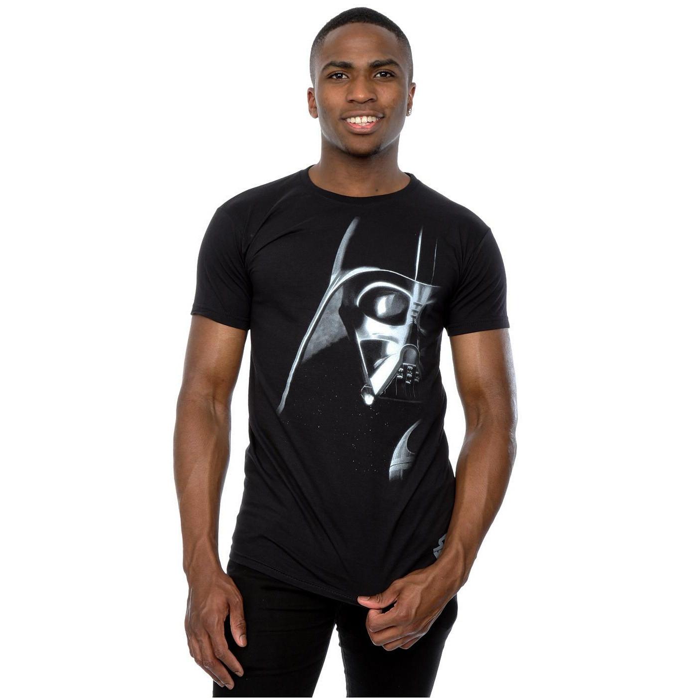 STAR WARS Darth Vader Gesicht Print T-Shirt