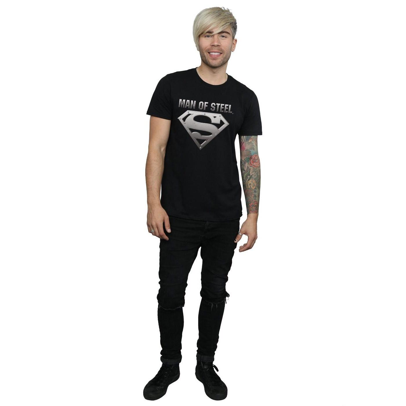 DC COMICS Man of Steel Superman Logo T-Shirt