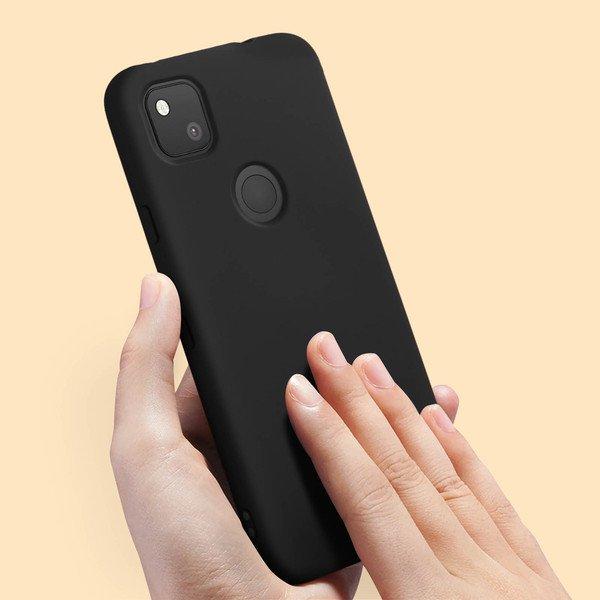 Avizar Soft Hülle Google Pixel 4A Schwarz