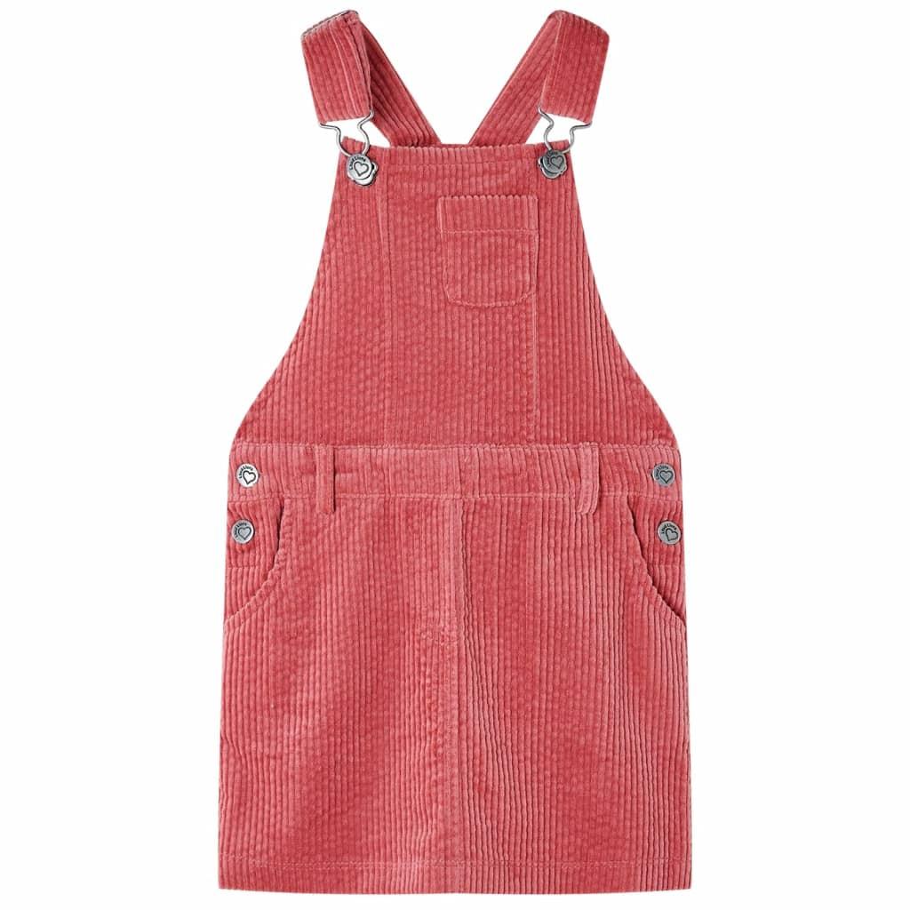 VidaXL Kinder latzkleid baumwolle