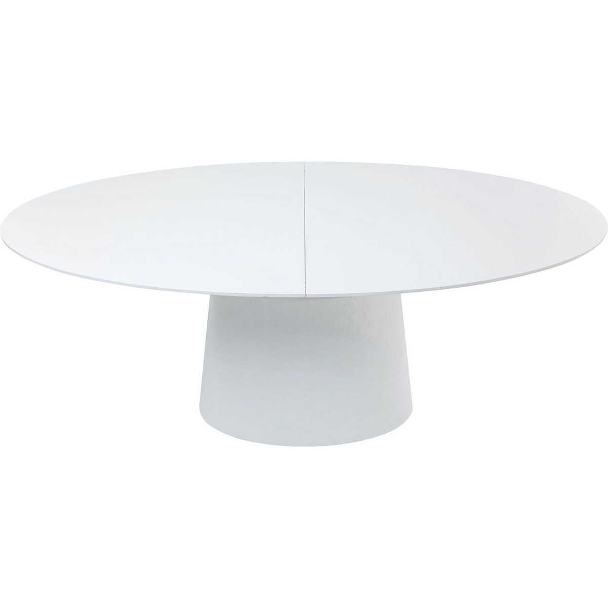 KARE Design Ausziehtisch Benvenuto Weiß 200(50)x110cm