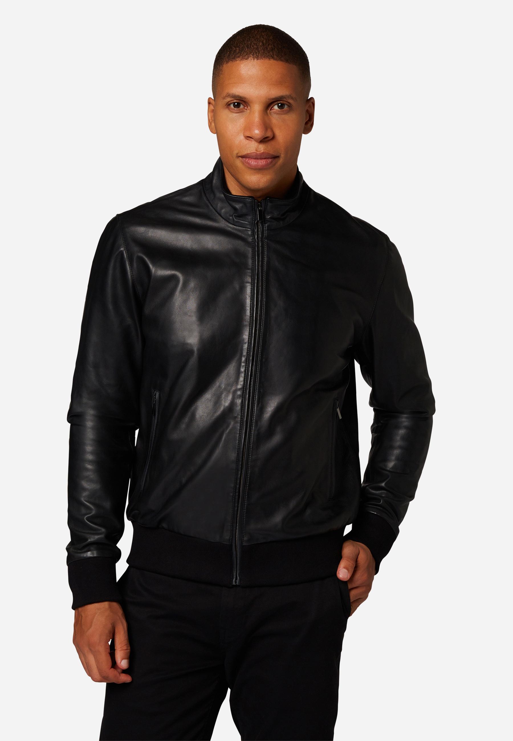 RICANO Lederjacke Lalo, Bomber-Jacke mit Stehragen