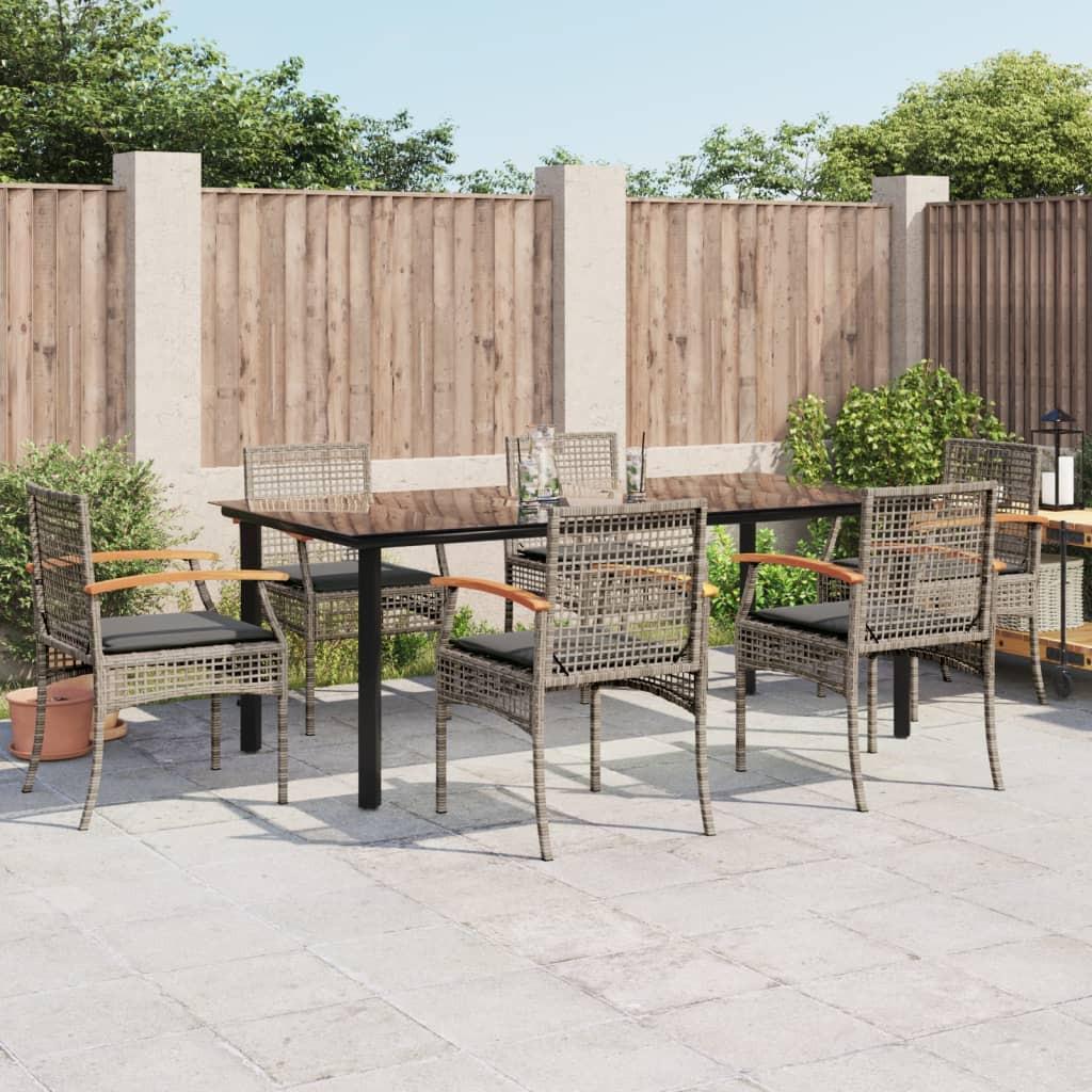 VidaXL Garten essgruppe poly-rattan