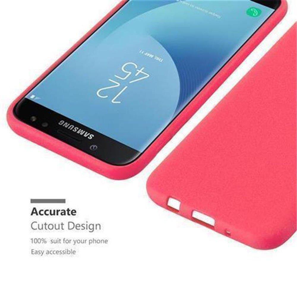 Cadorabo Hülle für Samsung Galaxy J7 2017 TPU Silikon Frosted