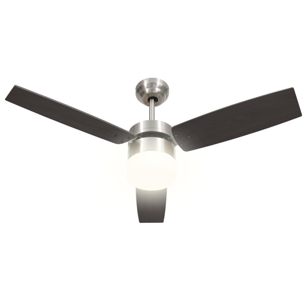VidaXL Deckenventilator chrom