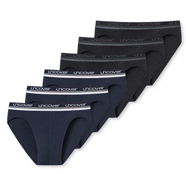 Uncover by Schiesser 6er Pack Basic - Rio Slip / Unterhose