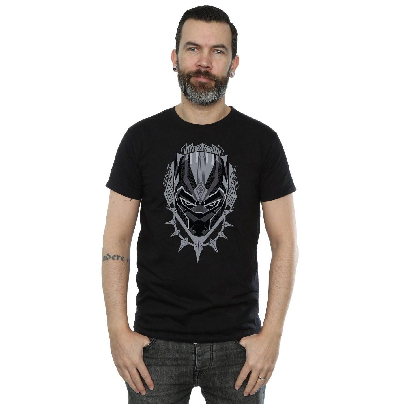 MARVEL Black Panther Masken Print T-Shirt