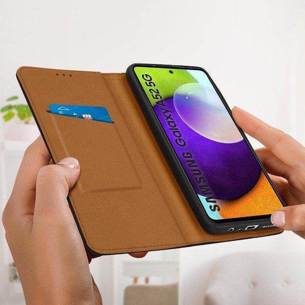 Avizar Samsung A52 /A52s Kunstlederetui Schwarz
