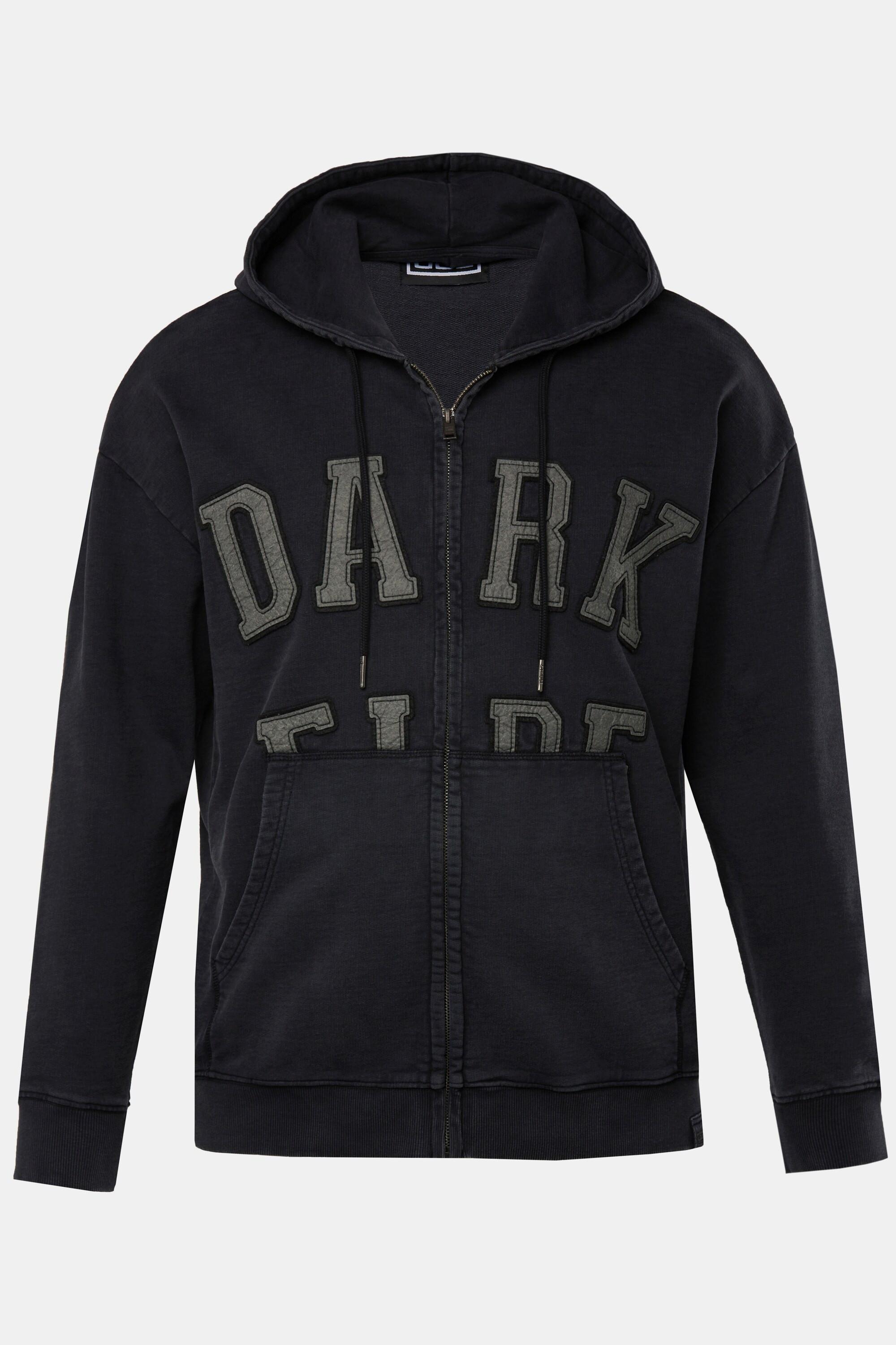 Sthuge Hoodiejacke, oversized, Kapuze, Badges