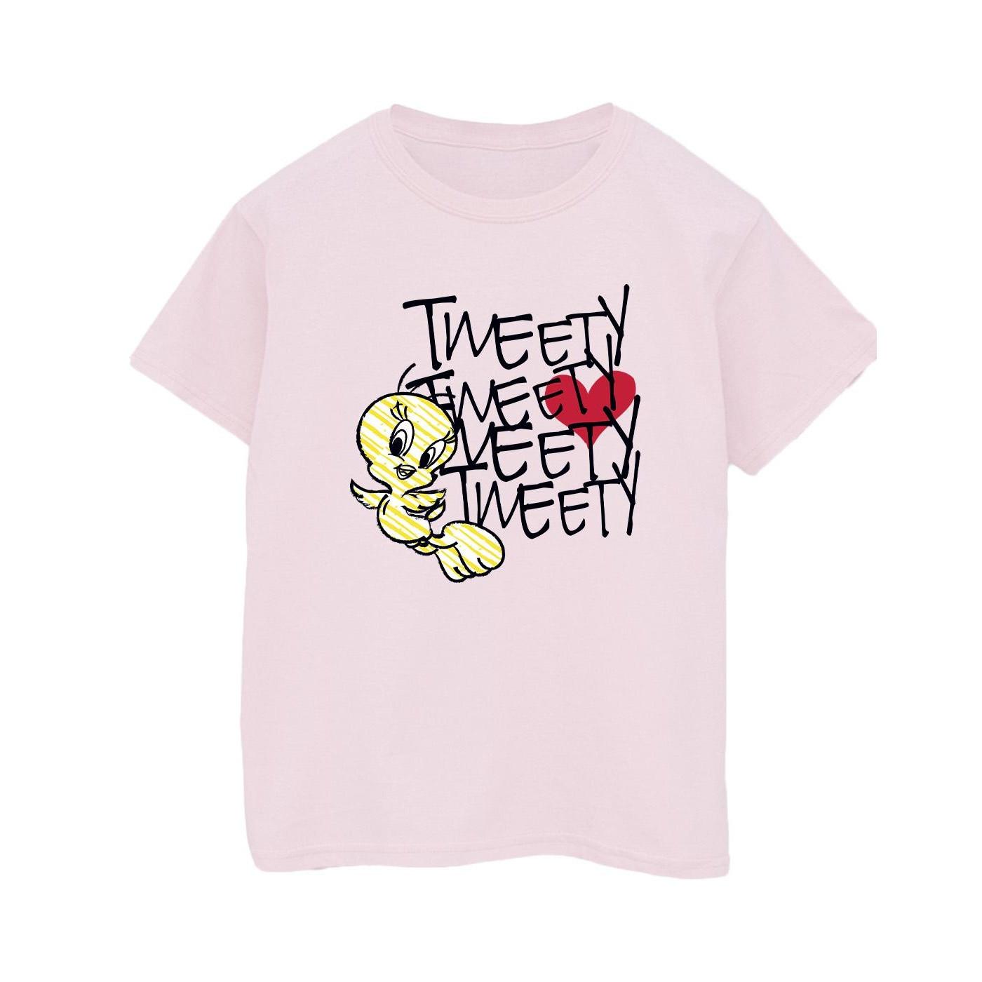 LOONEY TUNES Tweety Print Kurzarm T-Shirt