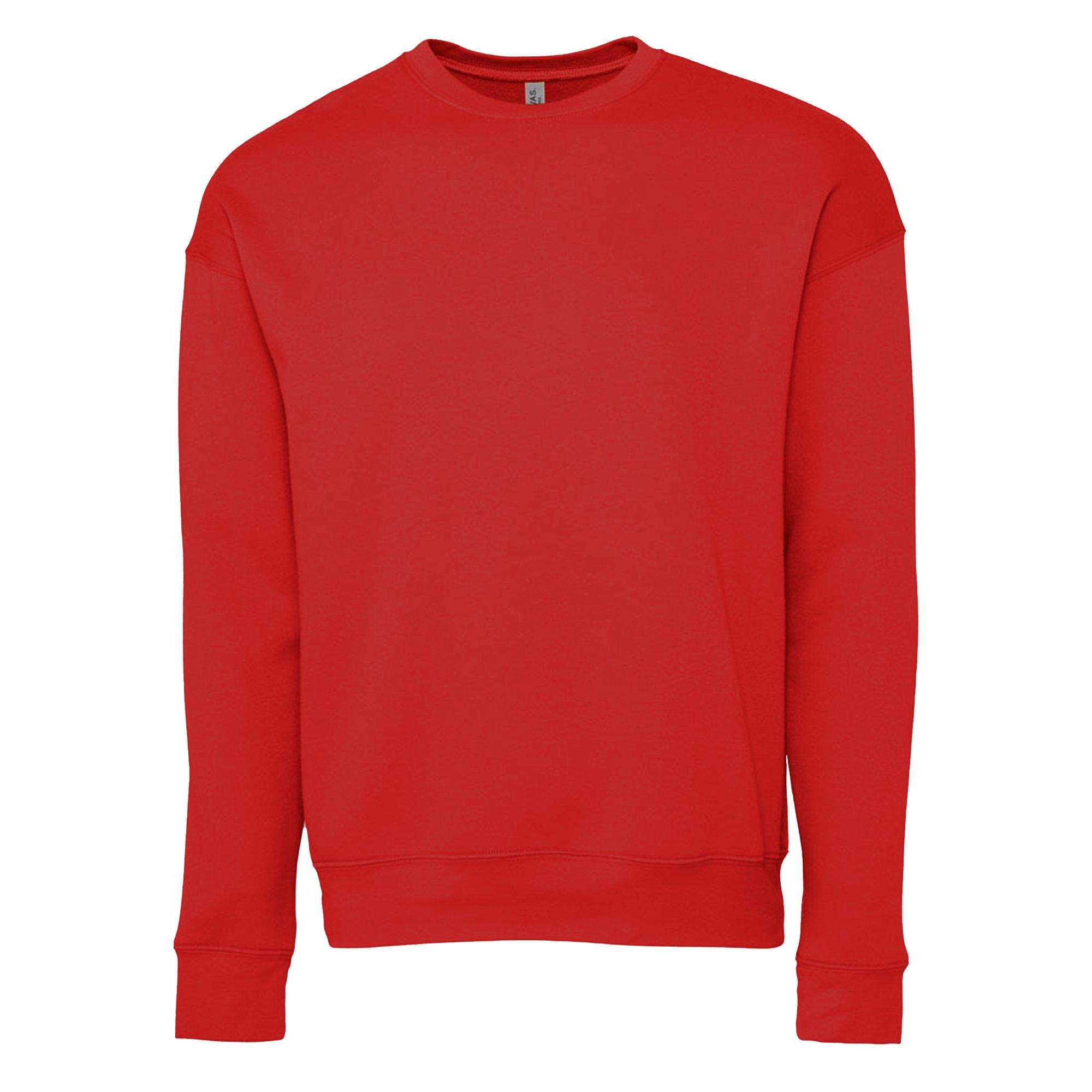 Bella + Canvas Erwachsene Drop Schulter Sweatshirt