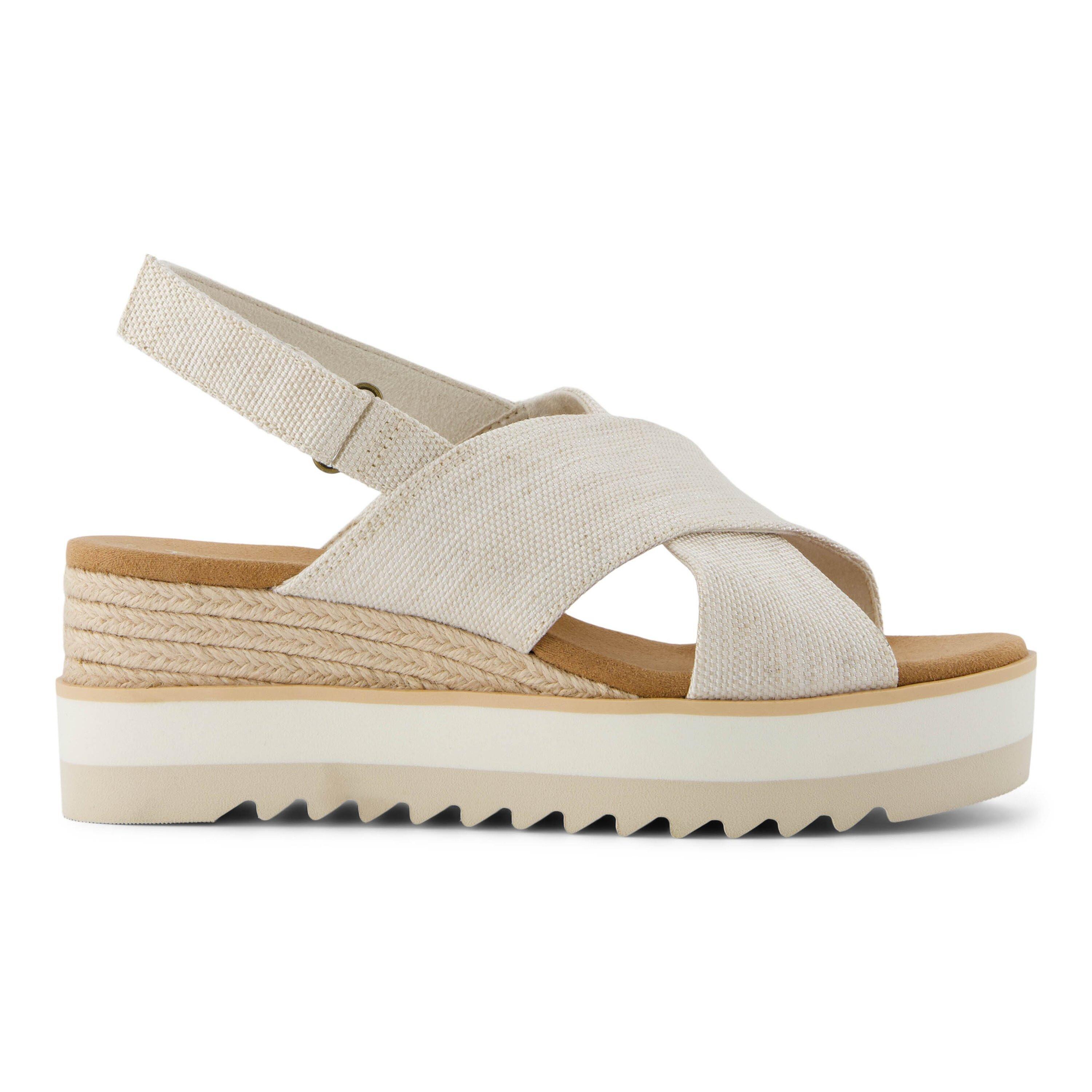TOMS damen-keilsandalen diana crossover