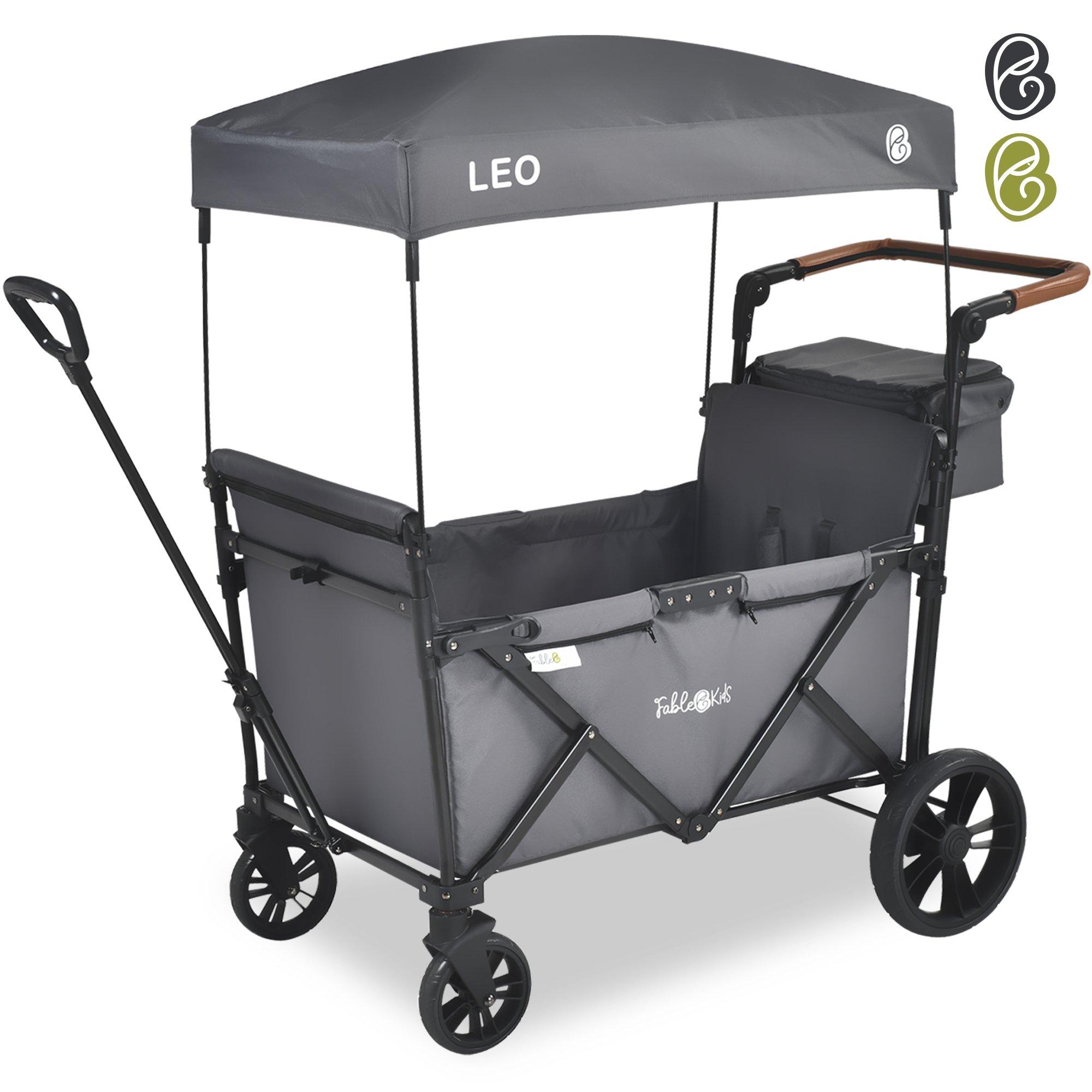 FableKids Bollerwagen LEO X2Lite mit Dach faltbarer Transportwagen