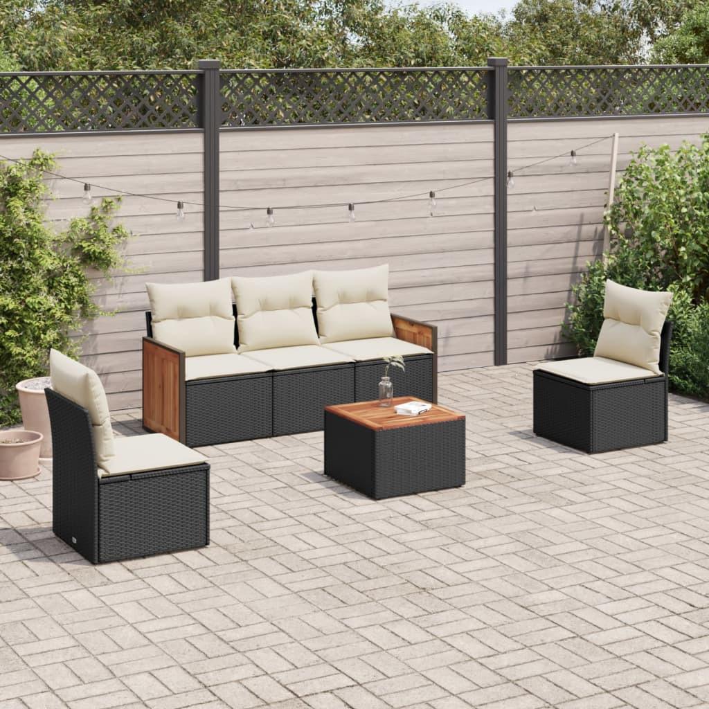 VidaXL Garten sofagarnitur poly-rattan
