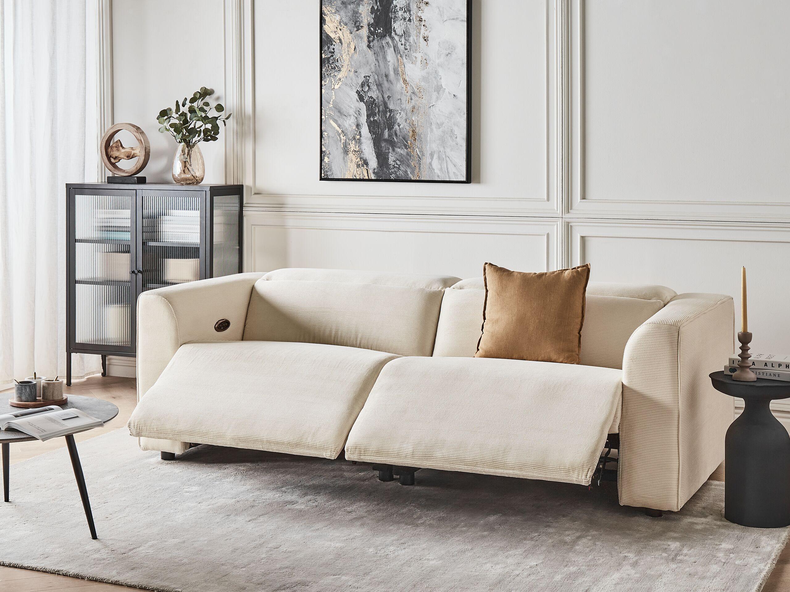 Beliani 2 Sitzer Sofa aus Cord Modern ULVEN