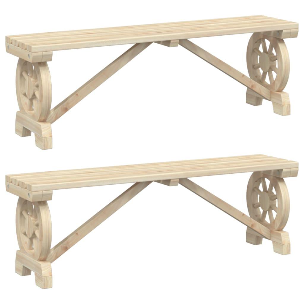 VidaXL Gartenbank holz