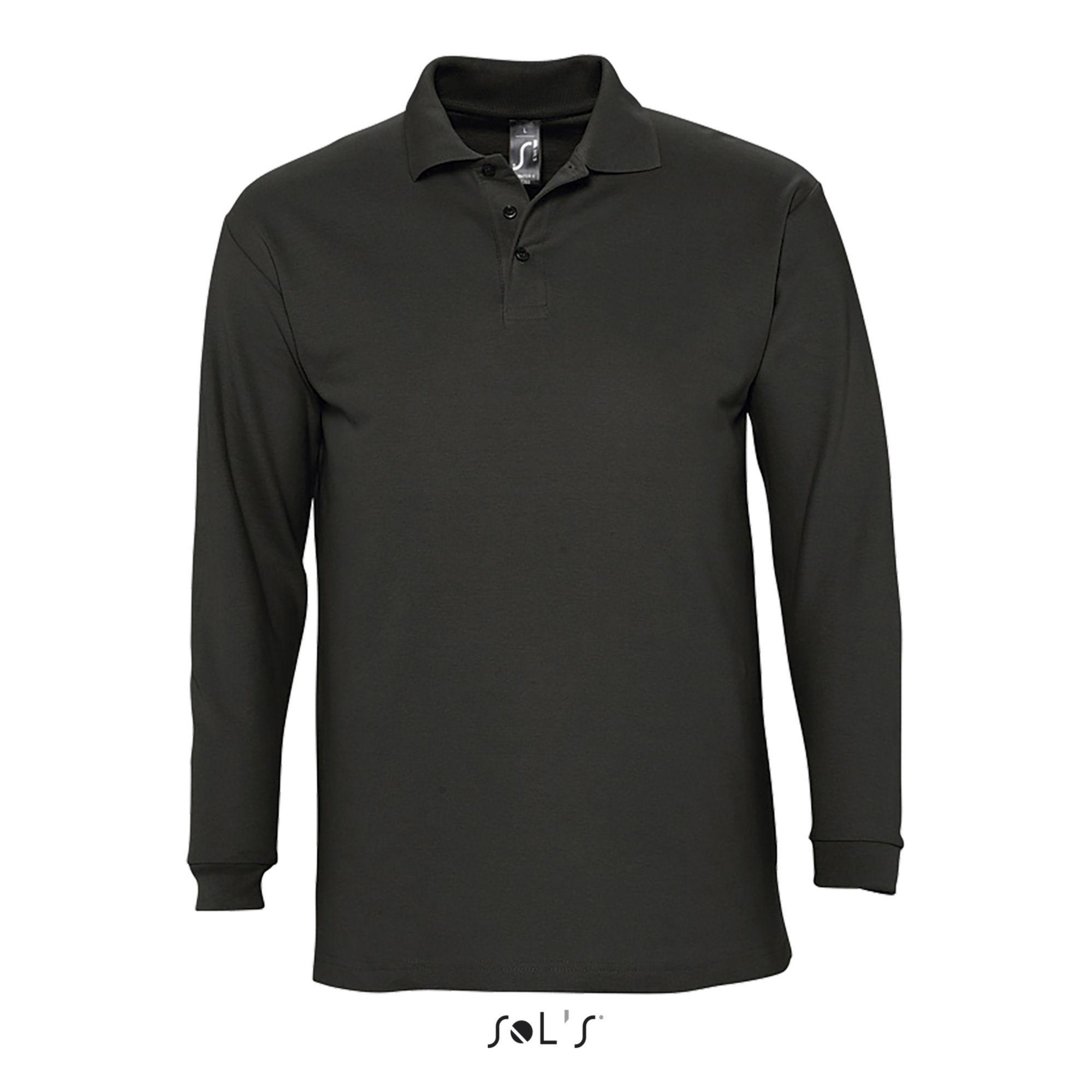 SOLS Winter II Langarm Polo-Shirt
