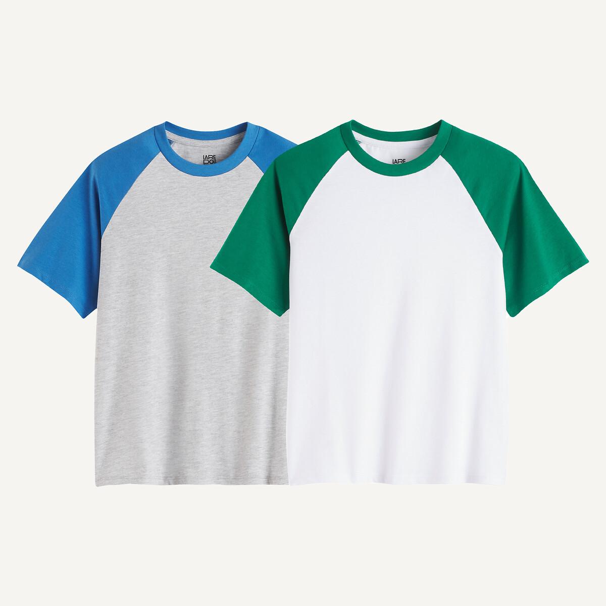 La Redoute Collections 2er-Pack T-Shirt mit kurzen Ärmeln