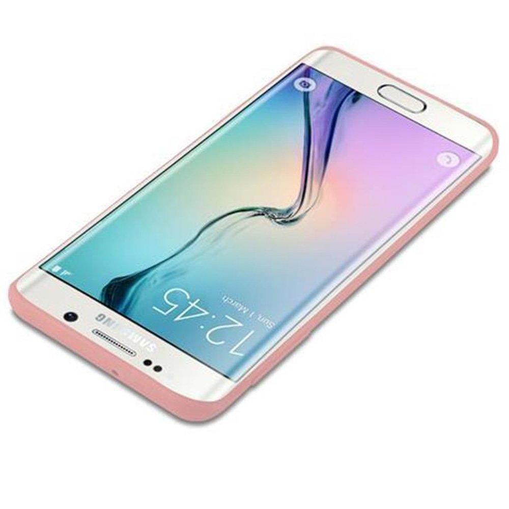 Cadorabo Hülle für Samsung Galaxy S6 EDGE TPU Silikon Candy