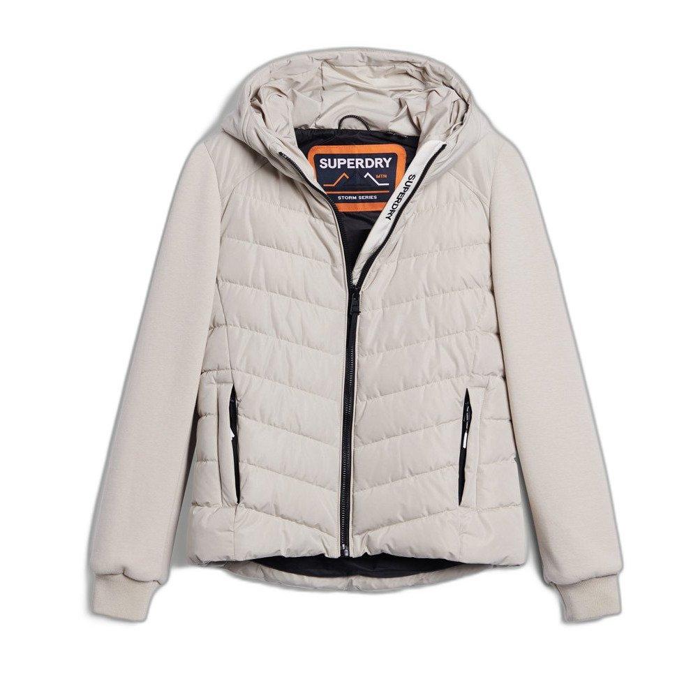 Superdry daunenjacke it kapuze, daen stor hybrid