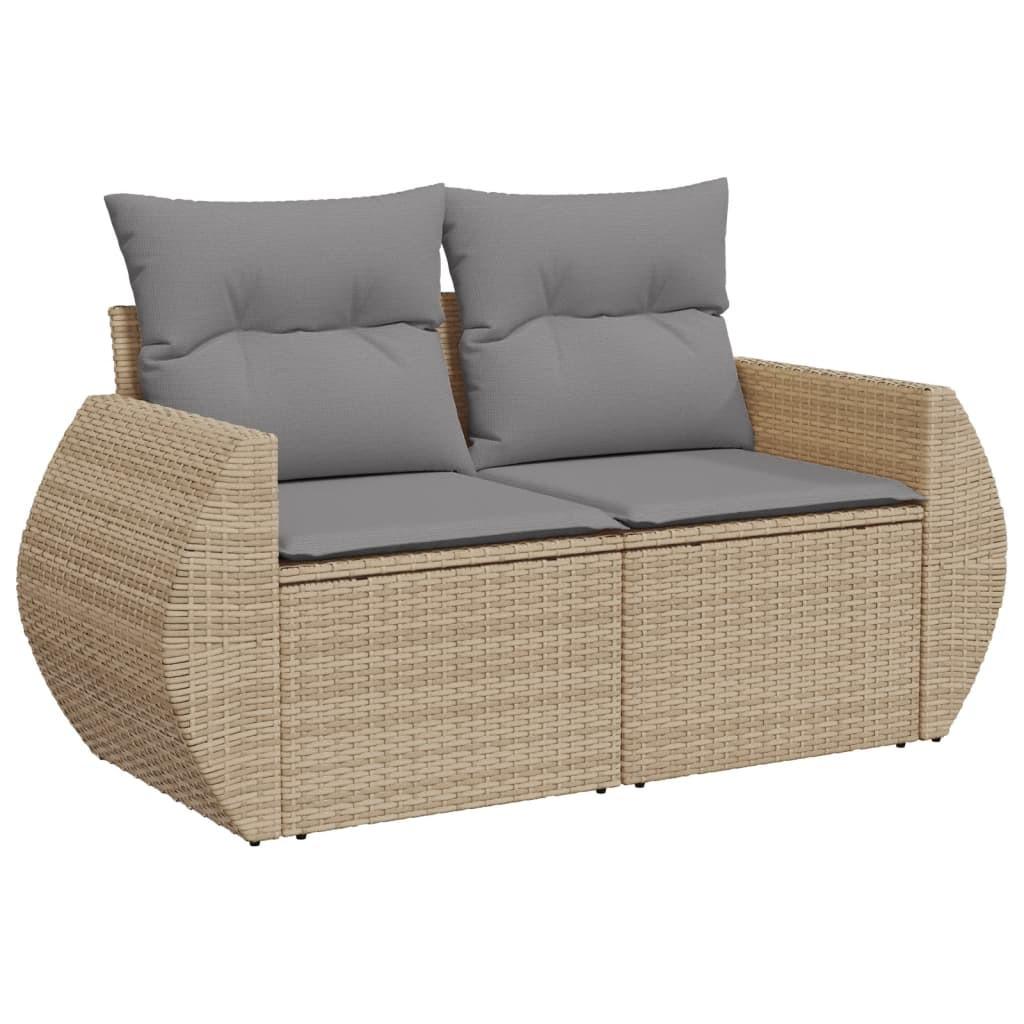 VidaXL Garten sofagarnitur poly-rattan