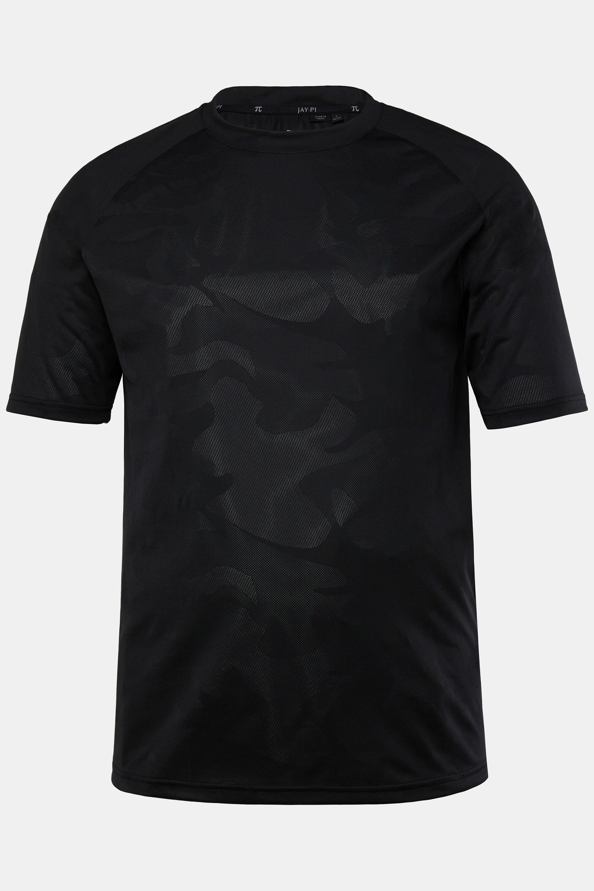 JP1880 Funktions-Shirt Fitness Halbarm mit Camouflage-Muster