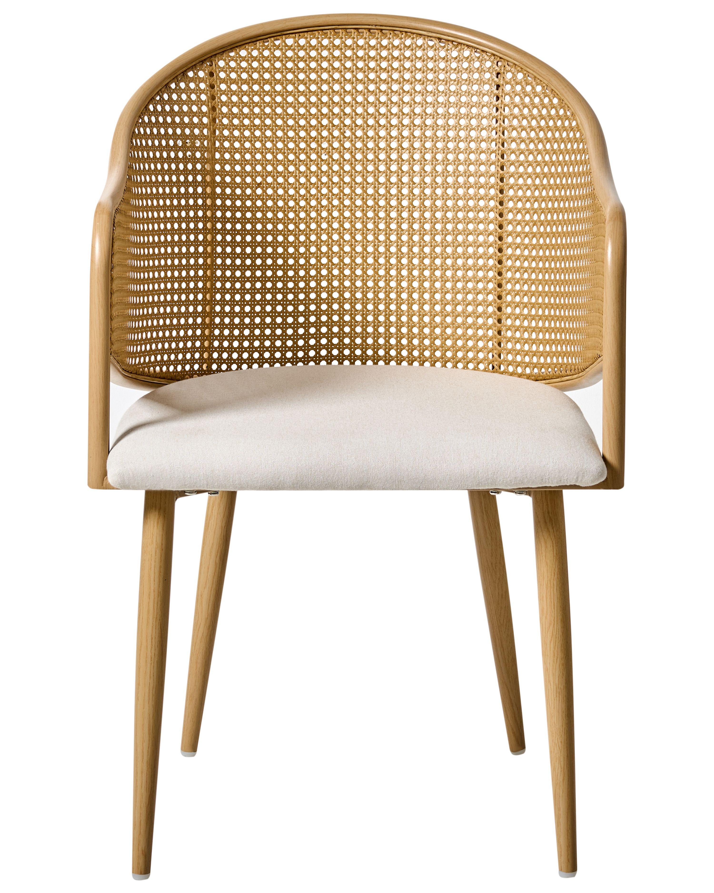 Beliani Esszimmerstuhl 2er Set aus Eisen Retro WEIMAR