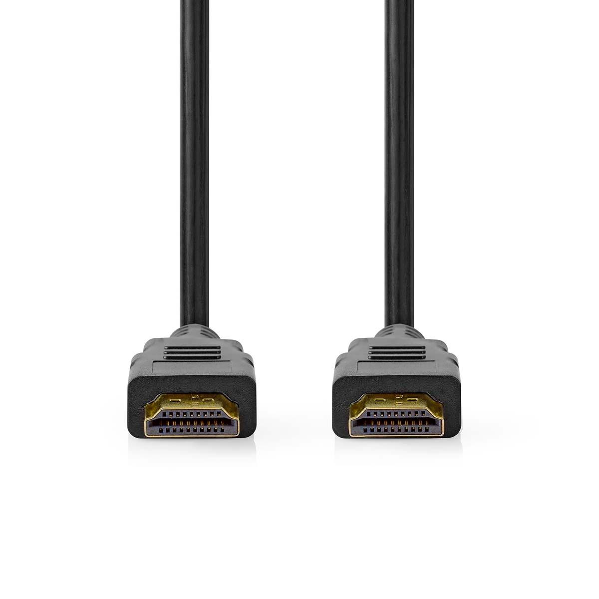Nedis Ultra High Speed HDMI™ Kabel | HDMI™ Kontakt | HDMI™ Kontakt | 8K@60Hz | 48 Gbps | 3,00 m | Rund | 6,7 mm | Svart | Label
