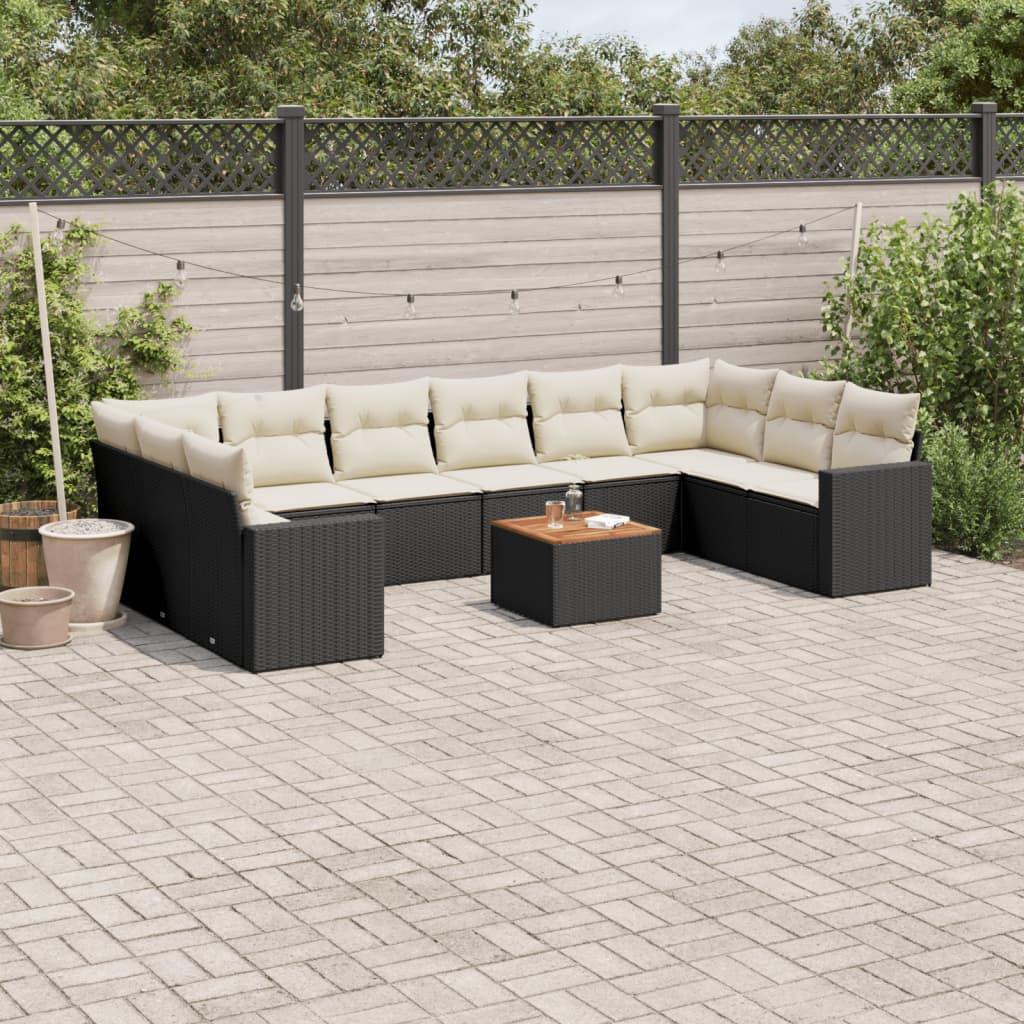 VidaXL Garten sofagarnitur poly-rattan