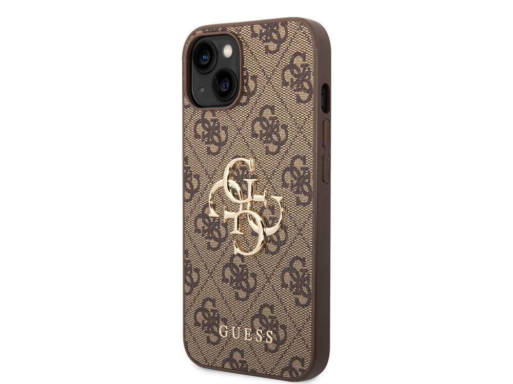 GUESS Hülle Apple iPhone 15 Plus PU 4G Big