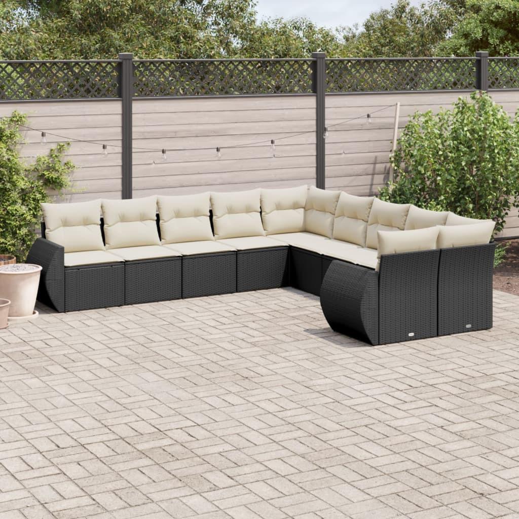 VidaXL Garten sofagarnitur poly-rattan