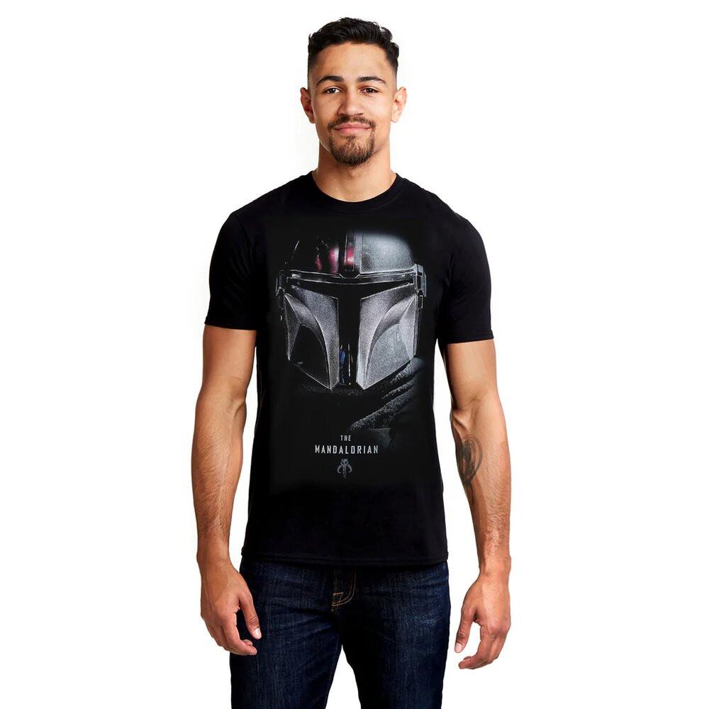 STAR WARS The Mandalorian Helm Print Regular Fit T-Shirt