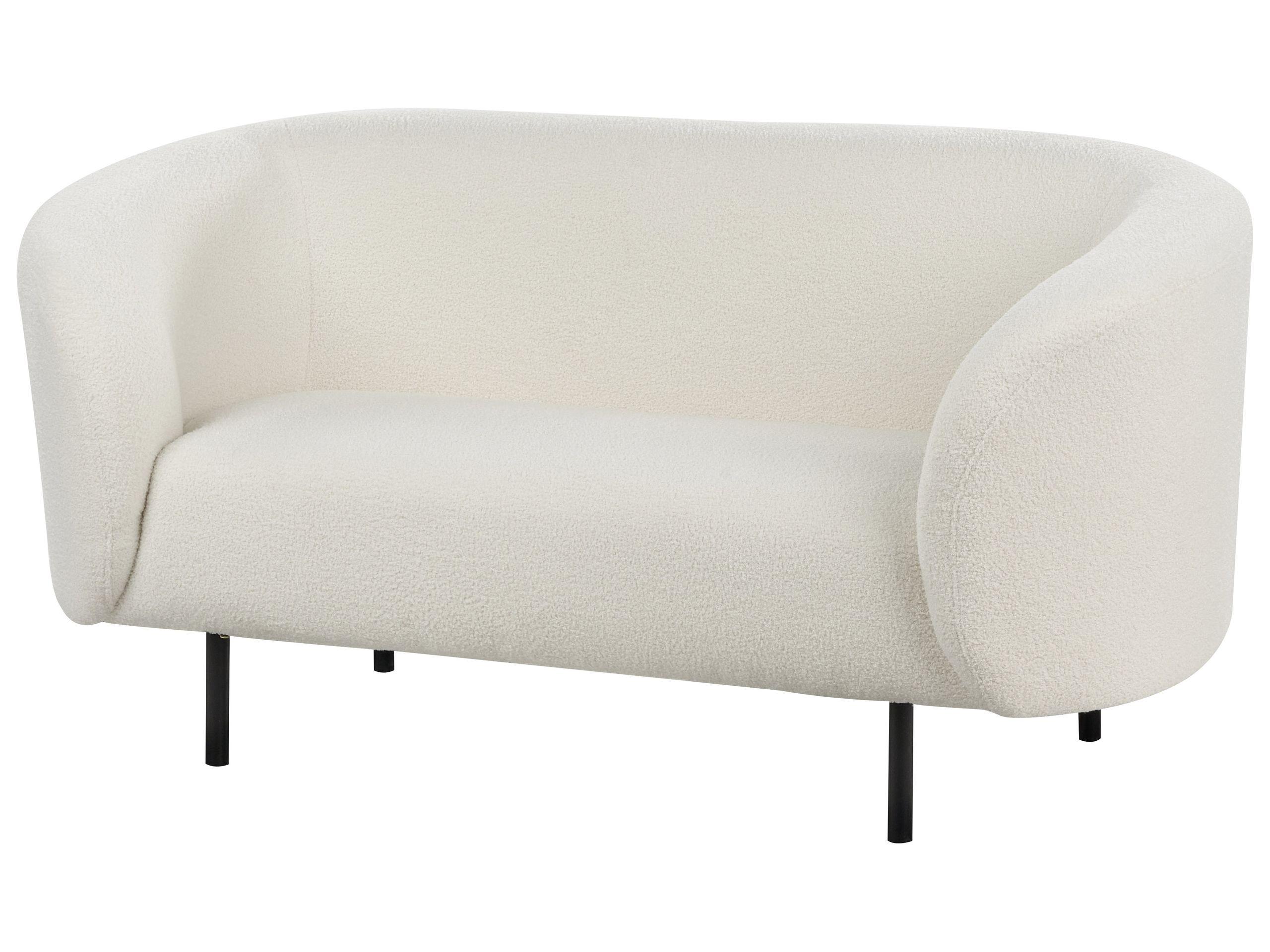 Beliani 2 Sitzer Sofa aus Bouclé Klassisch LOEN