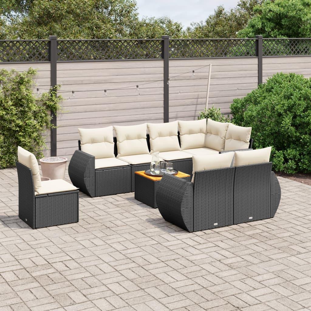 VidaXL Garten sofagarnitur poly-rattan