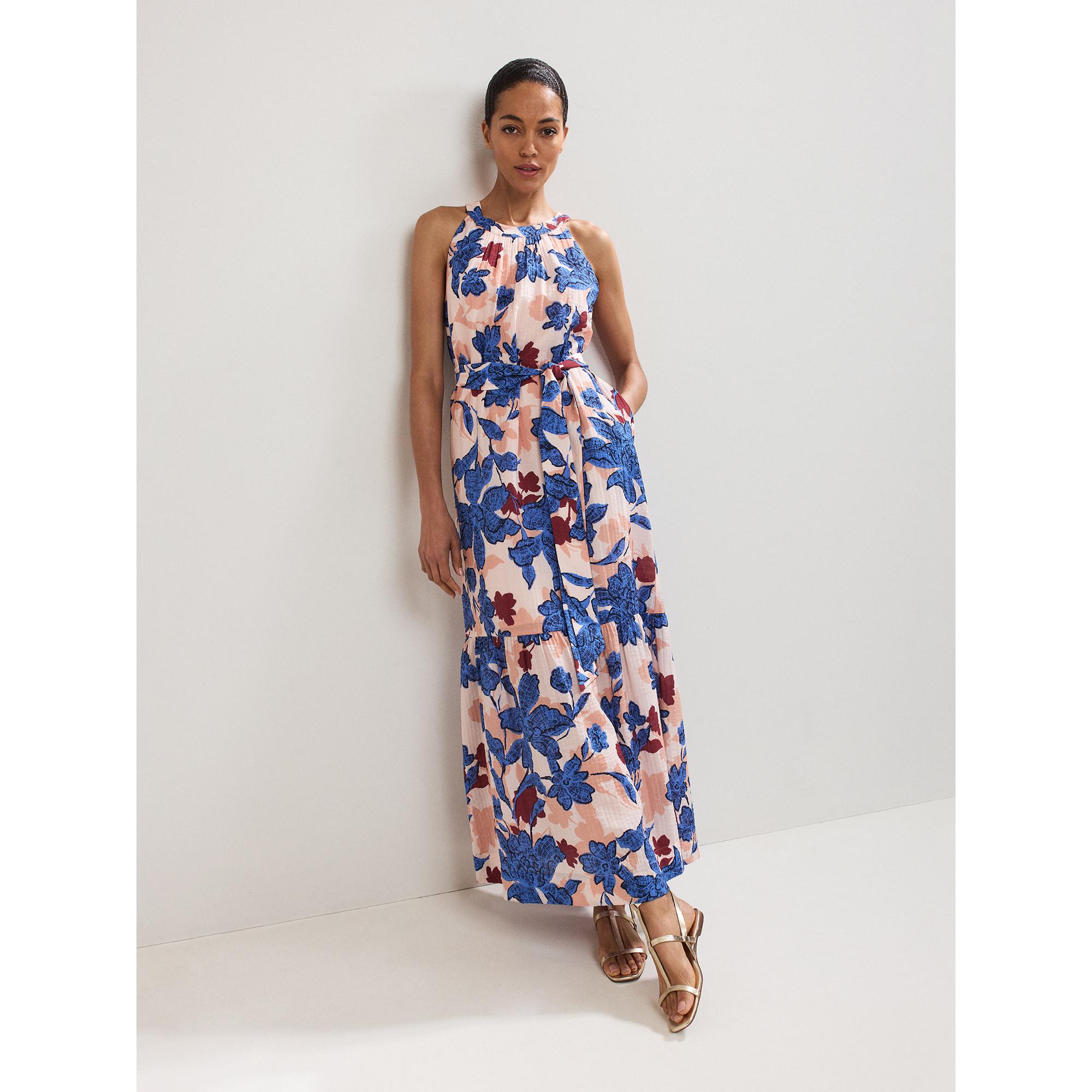 Phase Eight Ärmelloses Florales Maxikleid